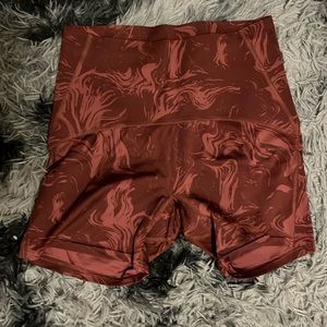Gymshark Red GS Power Jacquard Shorts